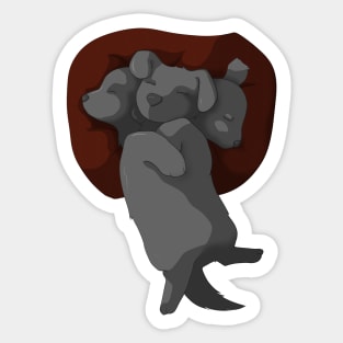 Sleeping Cerberus Sticker